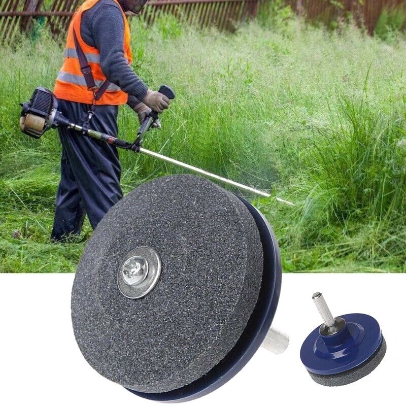 50 Mm Rotary Lawn Mower Blade Sharpener Garden Tools Sharpener For